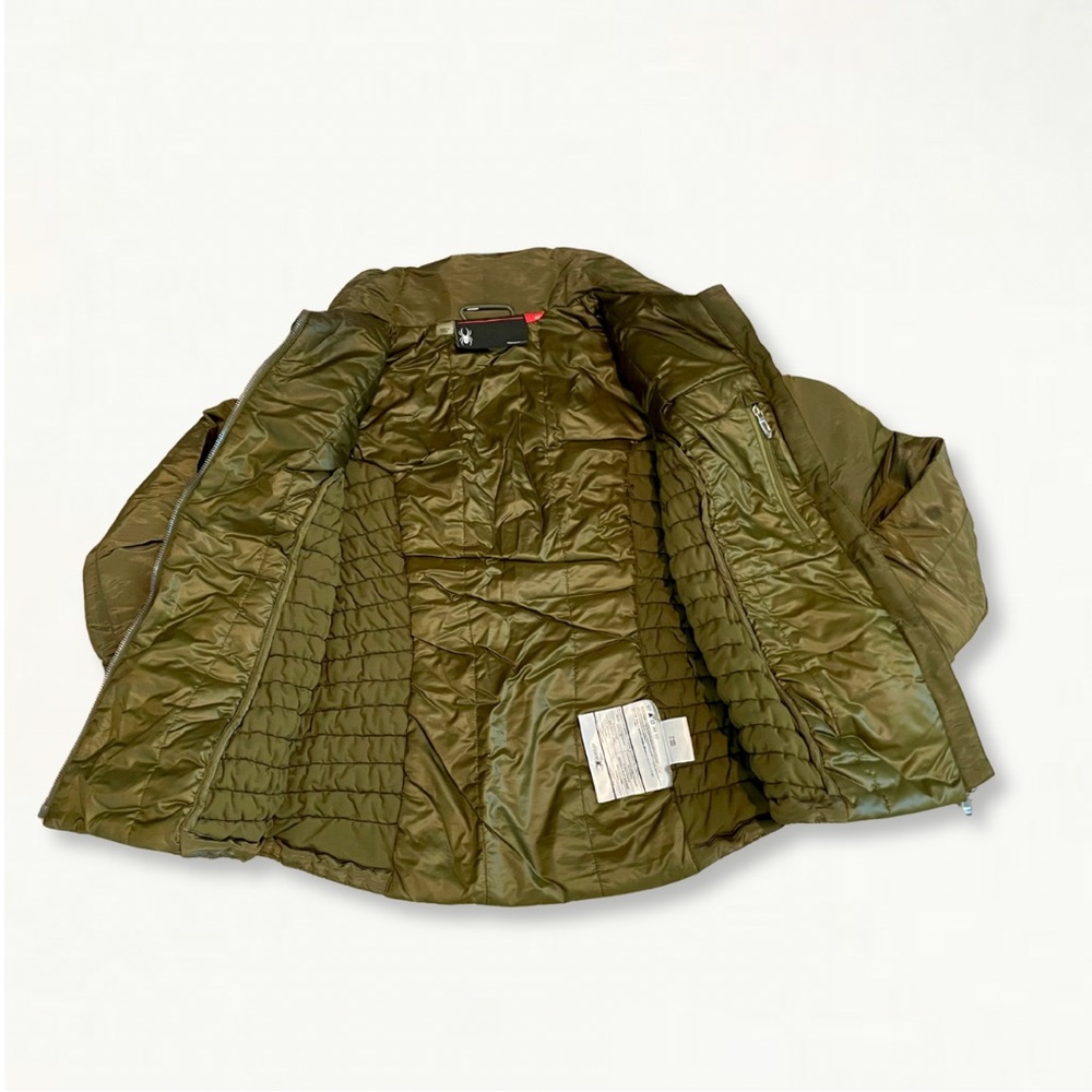 Spyder Women Jacket Primaloft Down Puffer Ski Coat in Green Women’s Size XS - Picture 9 of 16